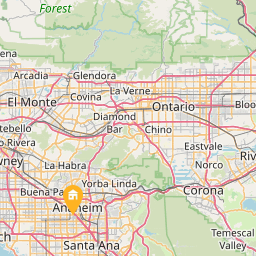 Budget Inn Anaheim near Disneyland Drive on the map